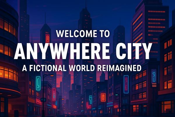 Welcome to anywhere city - a fictional world reimagined