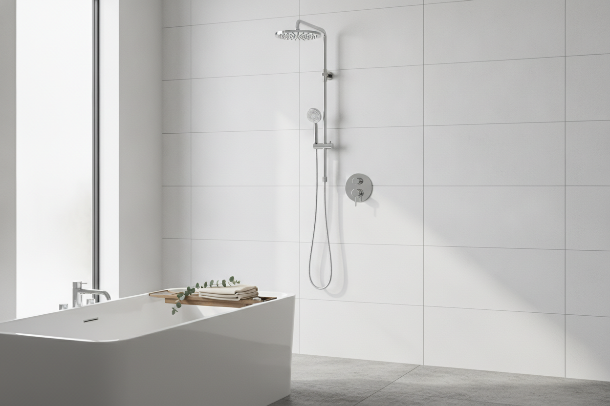 Grohe Essence Brusesæt: Minimalistisk Elegance og Moderne Komfort til Dit Badeværelse